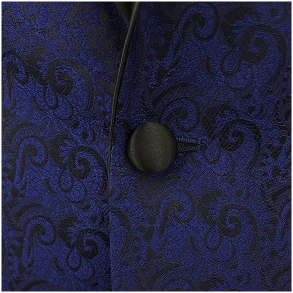 Egara Mens Tuxedo‎ Blazer Sport Coat Two Button Dinner Jacket 40L Casual Suits - Picture 5 of 13